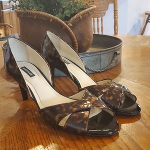 Tortoise shell Print heel